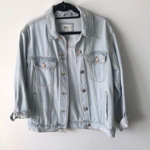 Forever 21 light oversized jean jacket